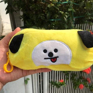 MANDICANTIK Kotak pensil PLUSHIE PLUSHY karakter BT21 