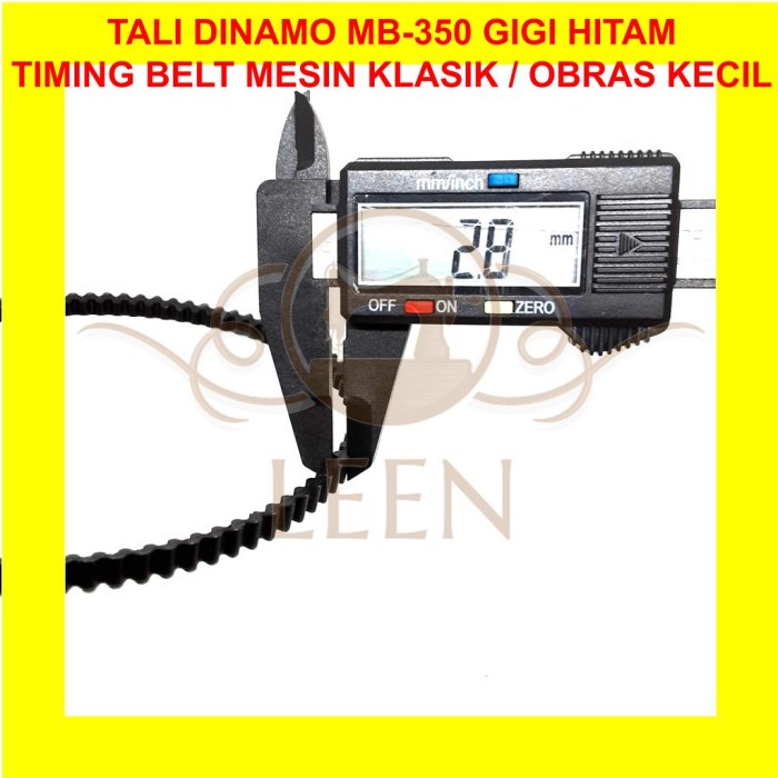 Tali Dinamo MB-350 Hitam Timing Belt Mesin Jahit Klasik / Obras Kecil LEEN