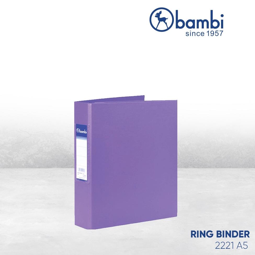 

[(BAYAR DITEMPAT) Bambi Ring Binder D-Type 2 Ring A5 / Binder Photocard - 2221