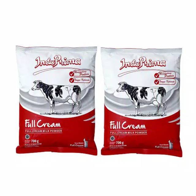 

SUSU INDOPRIMA FULL CREAM 700GR PAKET / SUSU INDORIMA VANILA 700GR PAKET /SUSU BUBUK /SUSU PENGGEMUK