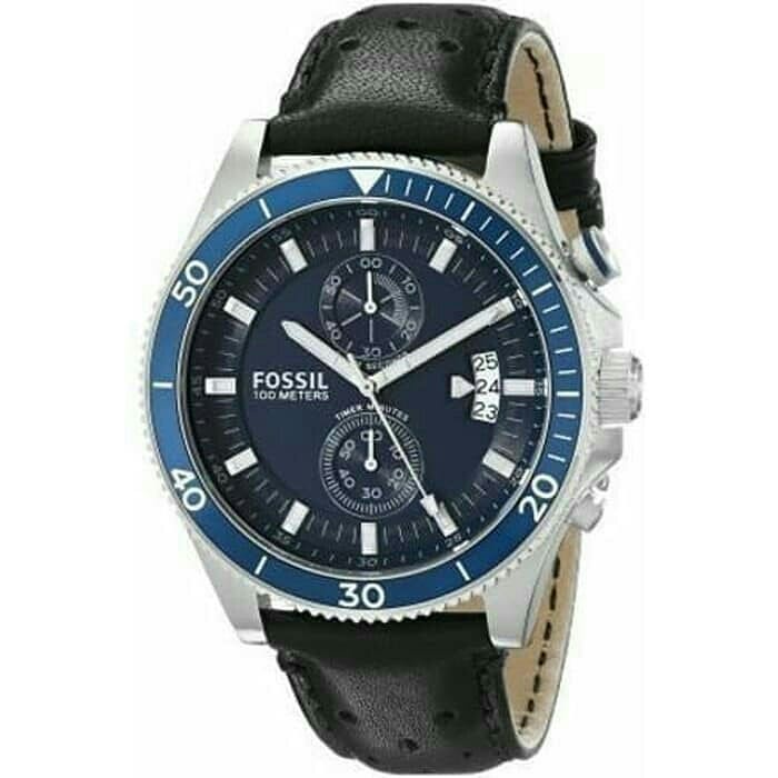 JAM TANGAN PRIA WANITA | RANTAI | KULIT | KARET | MURAH | PRIA F0*SIL CH 2945 STRAP LEATHER D45MM IN