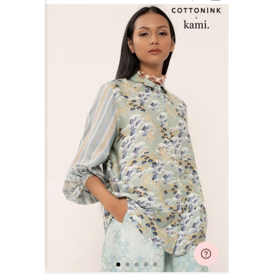 MINT GREEN KANAGAWA DITZA (BEST SELLER)