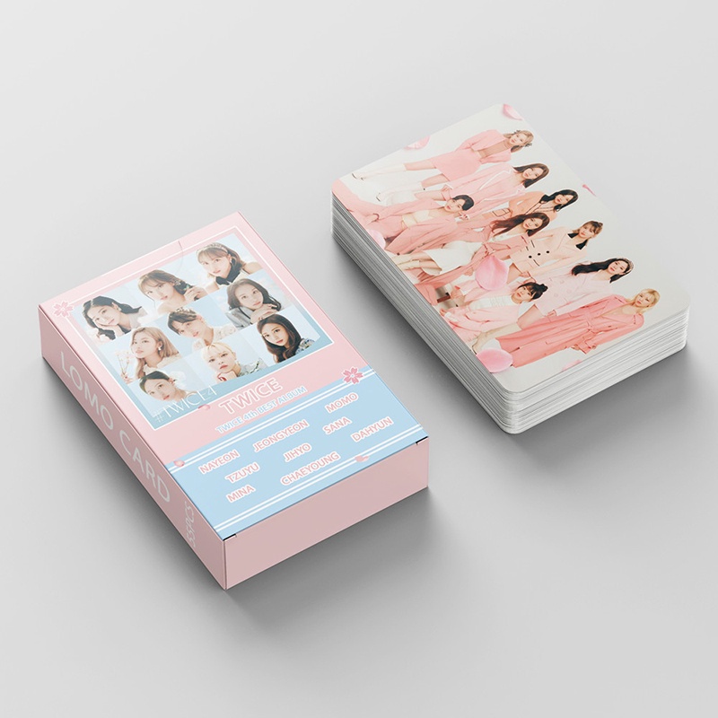 55pcs/box TWICE Photocards TWICE4 2022 Album LOMO Card Postcard ((In STOCK) Kpop fan)