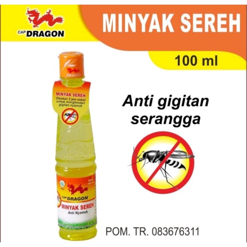 MINYAK SEREH CAP DRAGON 100ml.