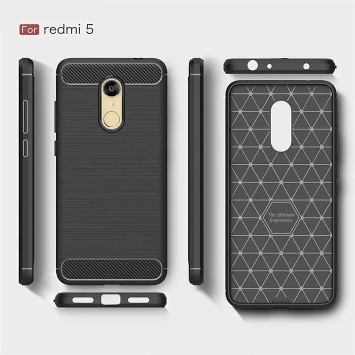 CASE SLIM FIT CARBON IPAKY XIAOMI REDMI 5 XIAOMI REDMI 5 BIASA SOFTCASE - FA