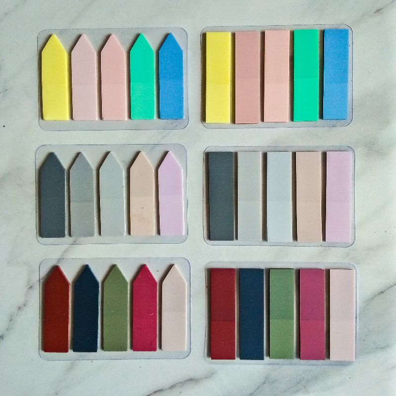 

Sticky Notes Pembatas Binder Pastel