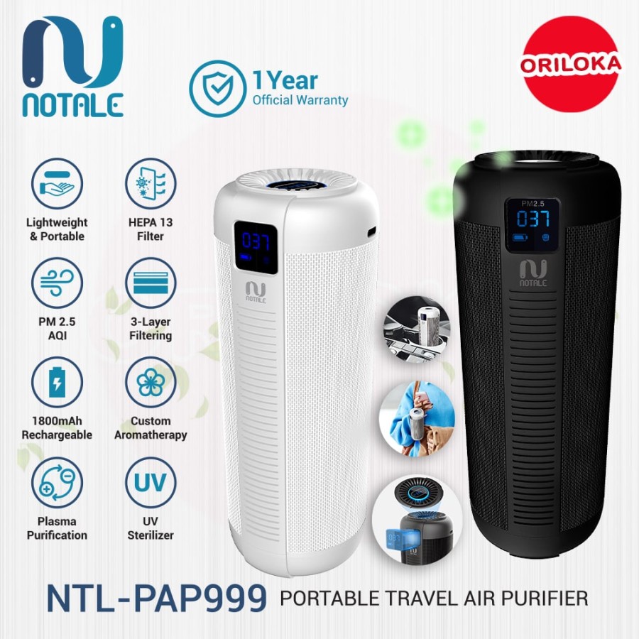 Notale Air Purifier Portable H13 UV NTL-PAP999 - Garansi Resmi