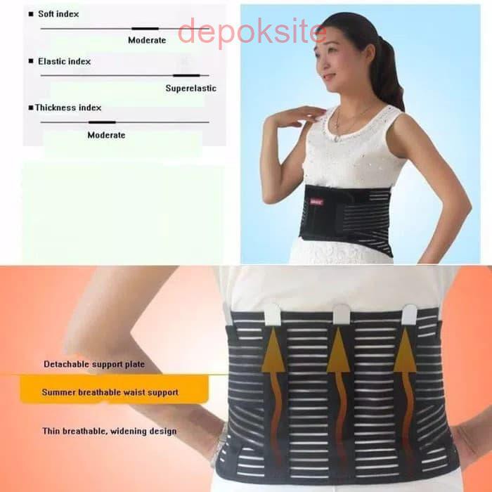 AOLIKES 7996 Waist Steel Korset Lumbar Support Waist Belly Support Man Woman With Plate