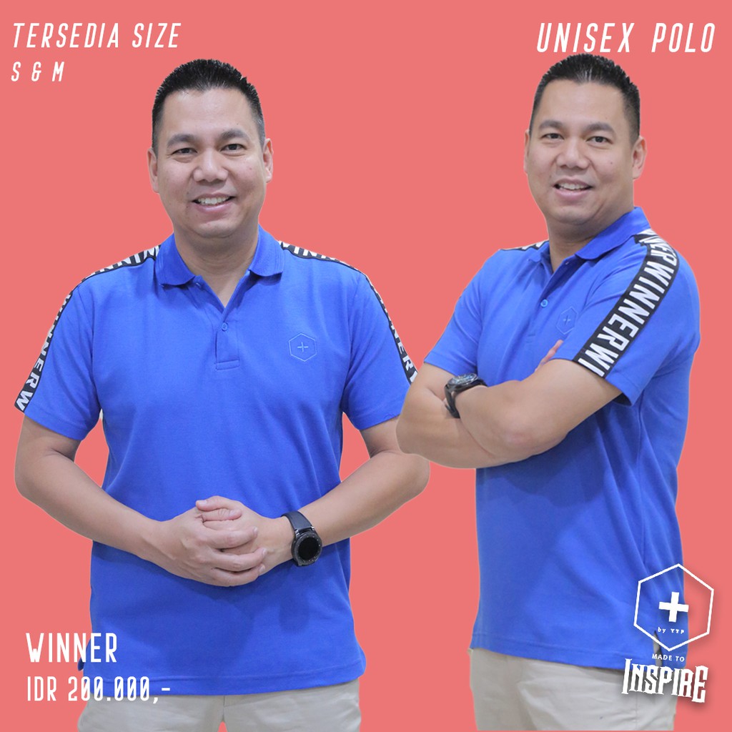 POLO UNISEX WINNER TANGAN  PENGHARAPAN  Shopee Indonesia