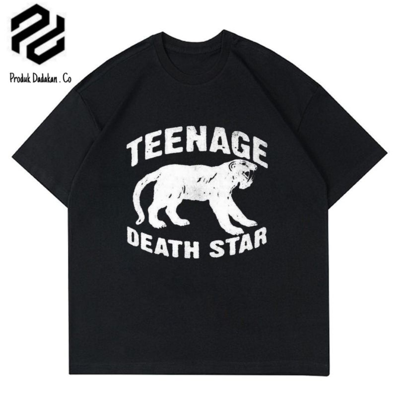 kaos TEENAGE DEATH STAR tshirt band metal musik rock t-shirt oversize rap tee lokal VINTAGE pria wan