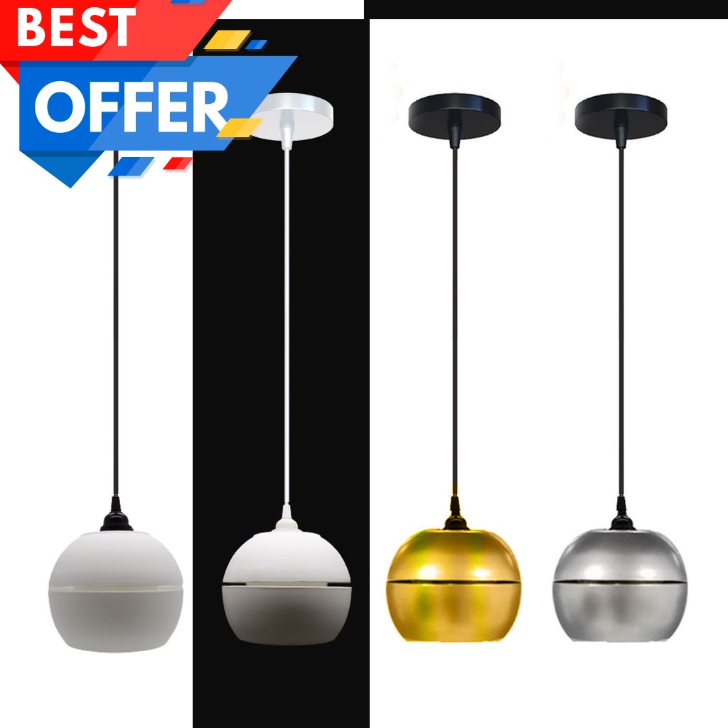 Lampu gantung / Lampu hias / Lampu Cafe Minimalis 1 set type White Moonlight