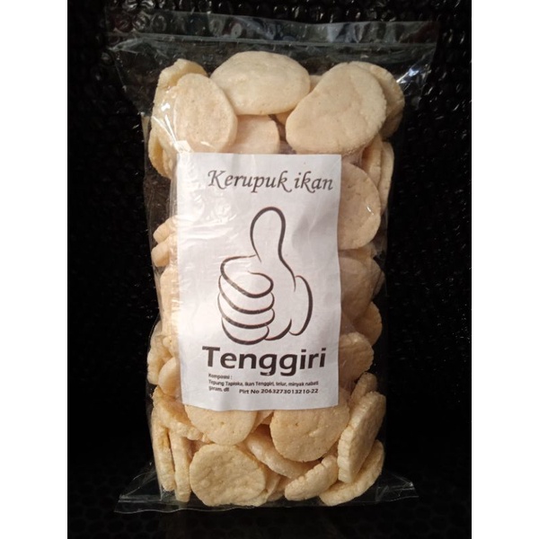 

250gr Kemplang / kerupuk Palembang ikan Tenggiri Tiga dara