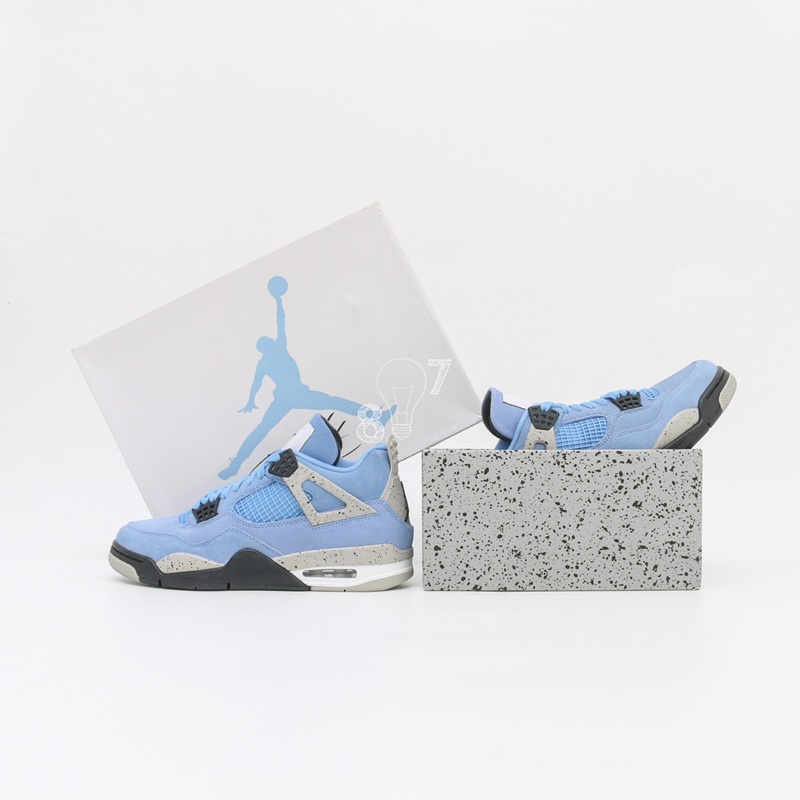 Air jordan 4 University Blue 100% Authentic