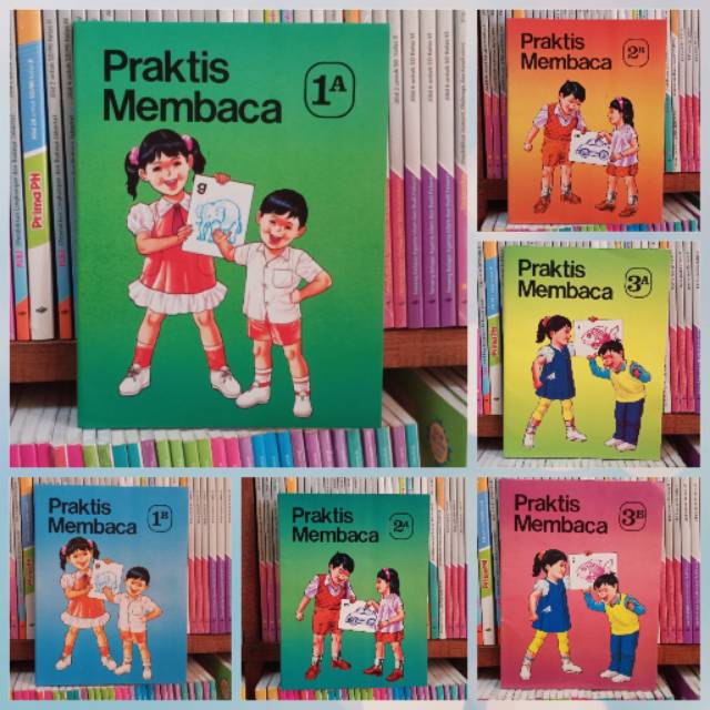Praktis Membaca TK jilid 1A-3B