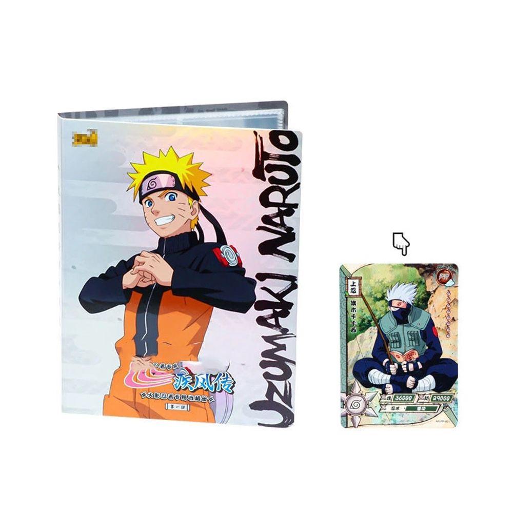 Nickolas1 Naruto Buku Album Mainan Anak Game Card Uzumaki Uchiha Sasuke Untuk Anak Kid's Gift Card Holder