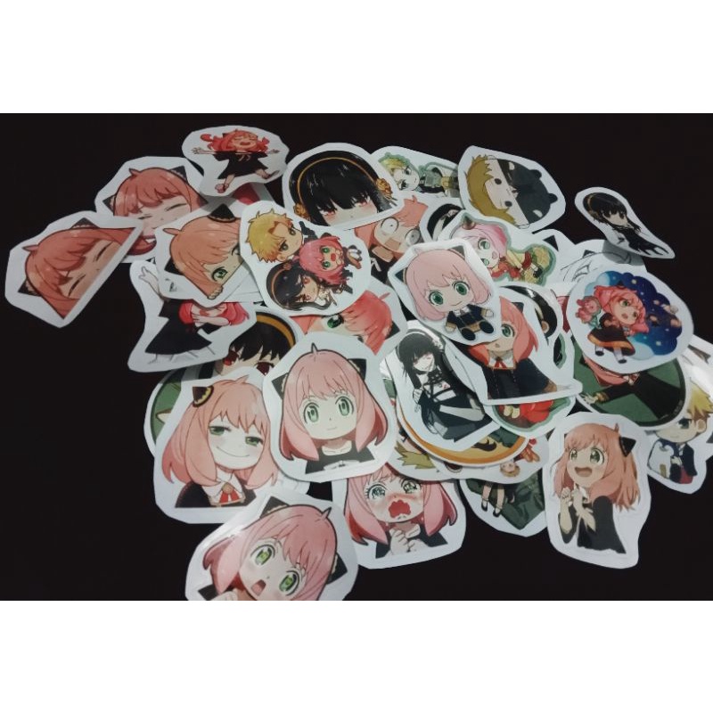 

Sticker Anime Spy x Family 50 pcs Stiker Lucu cutting Laminasi