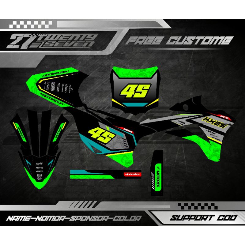 DECAL KX 85 FULL BODY DECAL KX 85