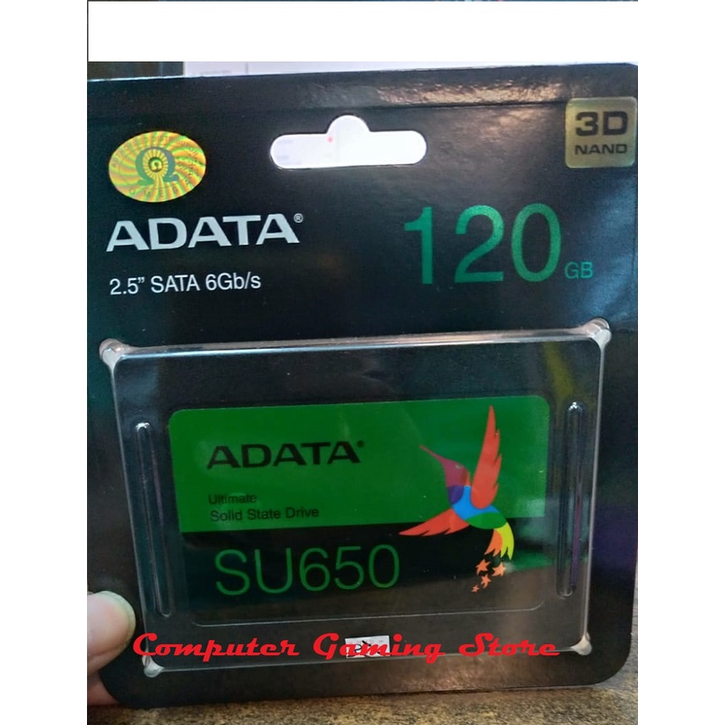ADATA SU650 120GB SATA III SSD - for PC / Laptop