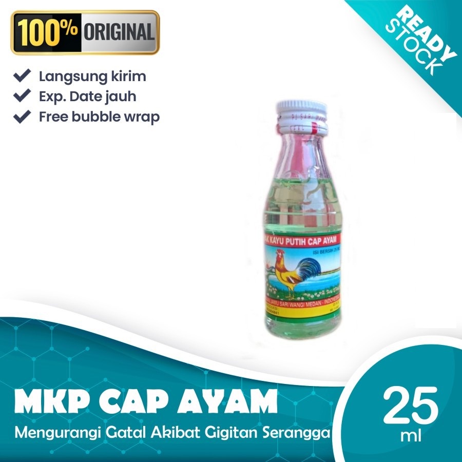 Minyak Kayu Putih CAP AYAM Asli Medan - (12ml - 25ml - 40ml - 150ml)