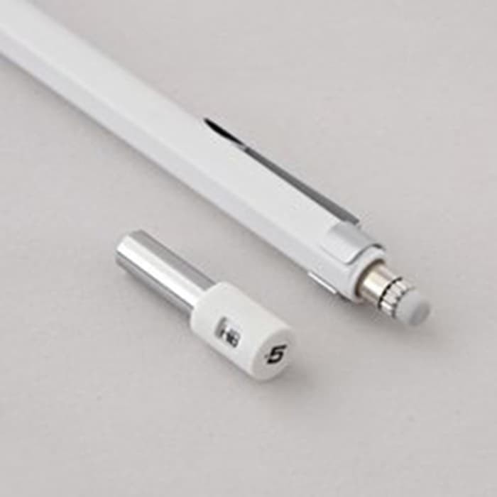 

BIG SALE MUJI Low Center Gravity Mechanical Pencil 0.3mm / 0.5mm White - 05