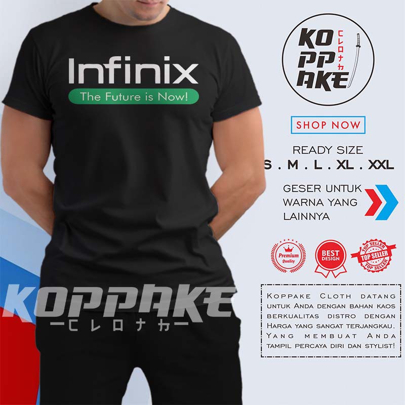 Kaos Infinix Smartphone Logo Baju Distro