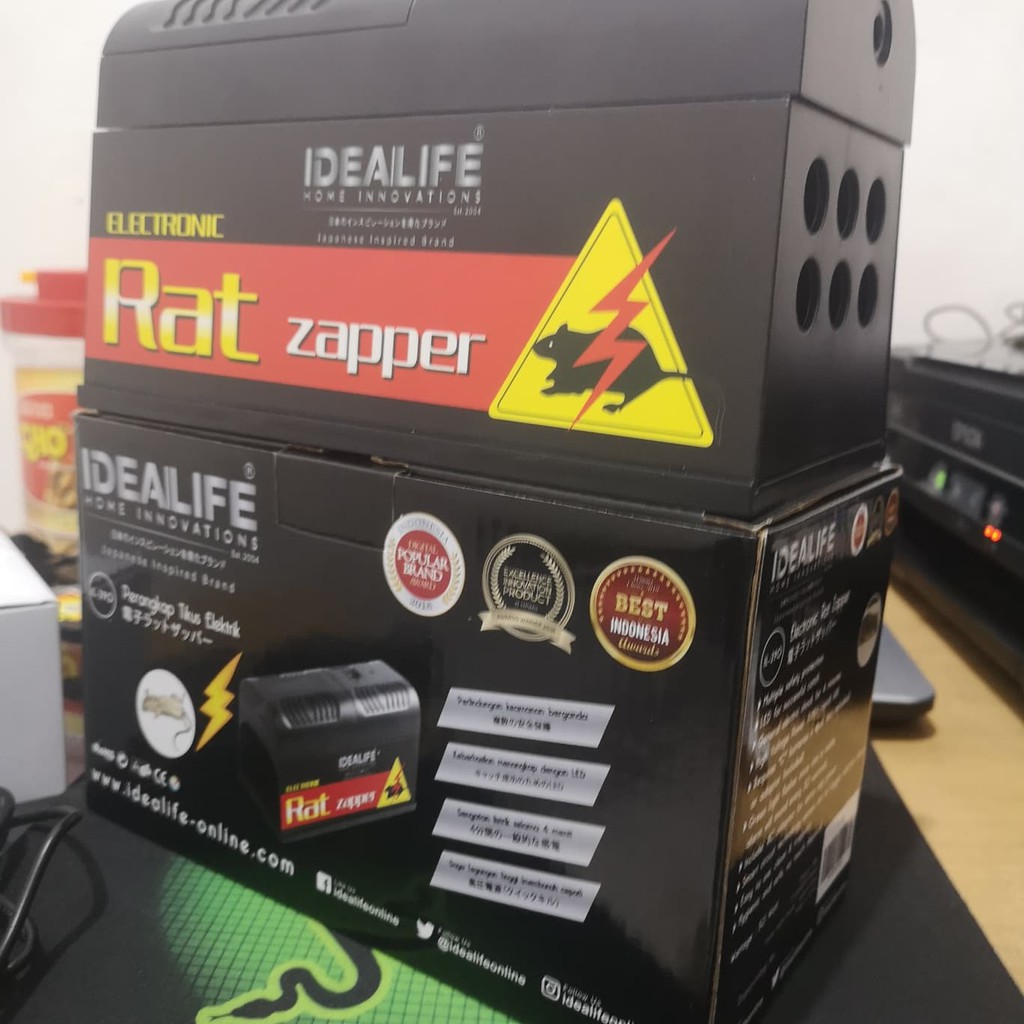 Perangkap Tikus Modern / Pembasmi Tikus Listrik / Rat Zapper Idealife