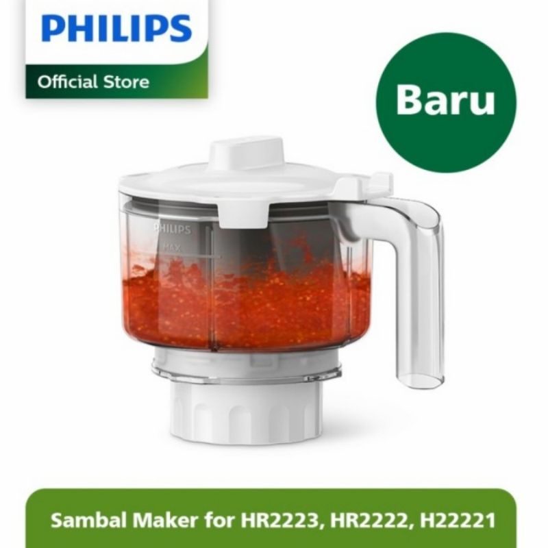 philips hr3211 sambel maker chopper philips hr 3211 penggiling bumbu philips aksesoris blender tipe 2221,2222,2223