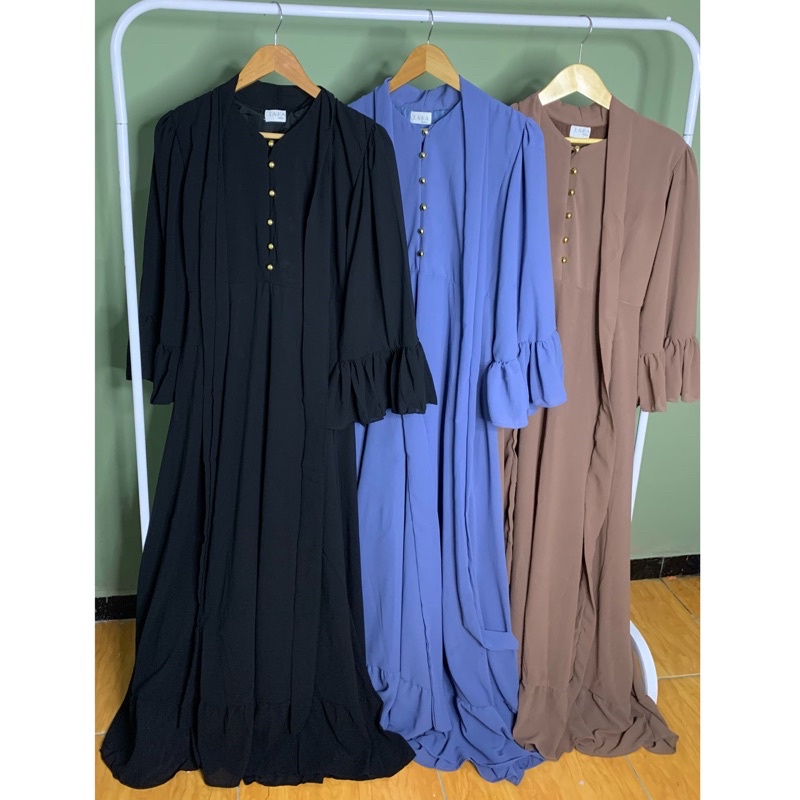 JASMINE ABAYA DRESS PREMIUM / ABAYA MEWAH / DRESS MEWAH