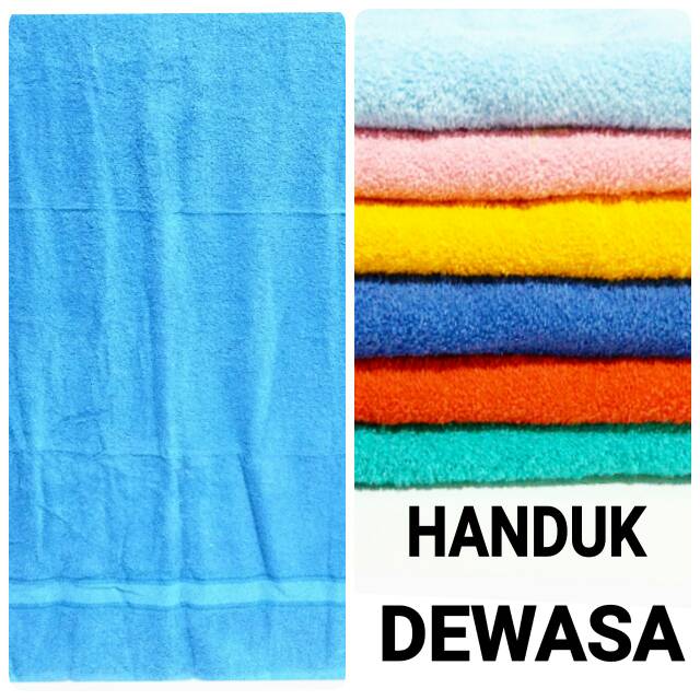 Handuk dewasa polos handuk mandi murah dan terbaru halus lembut Merk Mutia