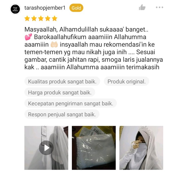 XiB0 Slayer veil pengantin veil hijab pengantin selendang pengantin