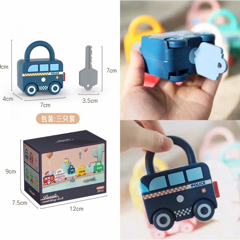 puzzle matching key lock