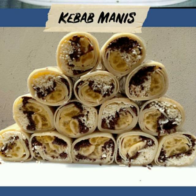 

Kebab Frozen Manis Pisang Coklat Keju Susu Medium isi 10pcs - Ready 6 Juli 2020