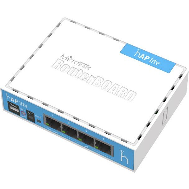 Mikrotik Router Wifi/Wireless RB941-2ND TC (HAP-LITE)