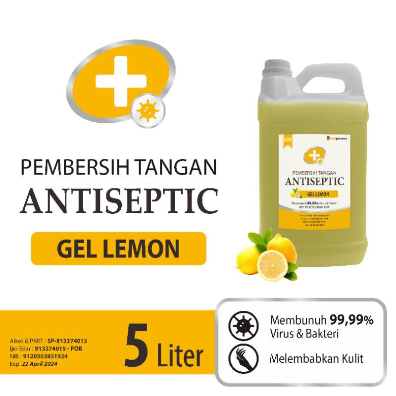 Handsanitizer GEL kemasan  jirigen 5 liter