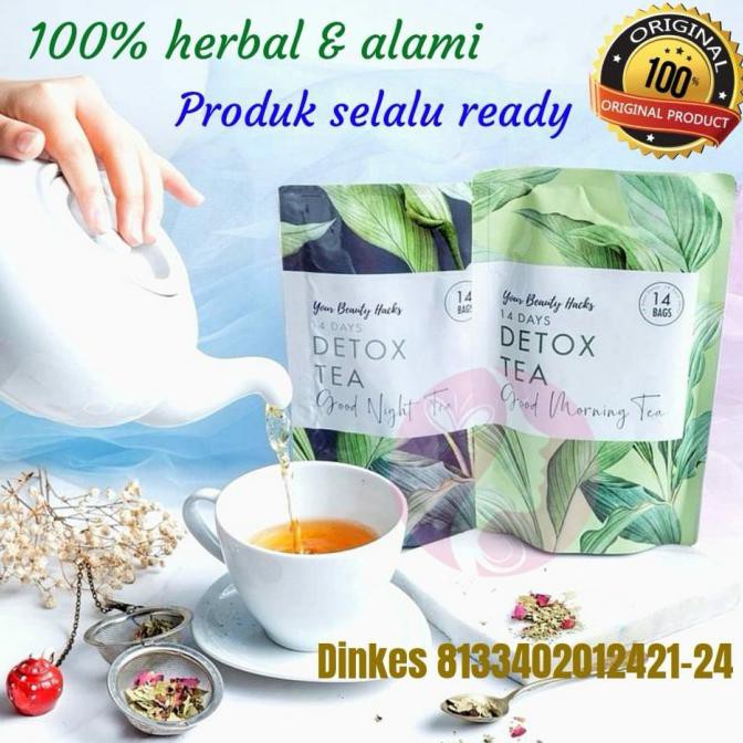 [[BISA COD]] DETOX TEA by Your Beauty Hacks (teh herbal untuk diet & kesehatan)