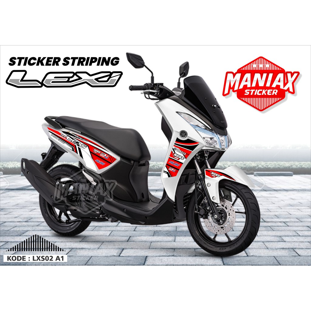 [TERBARU] Striping Lexi Sticker Striping Motor Yamaha Lexi Variasi - Stiker Motor Lexi