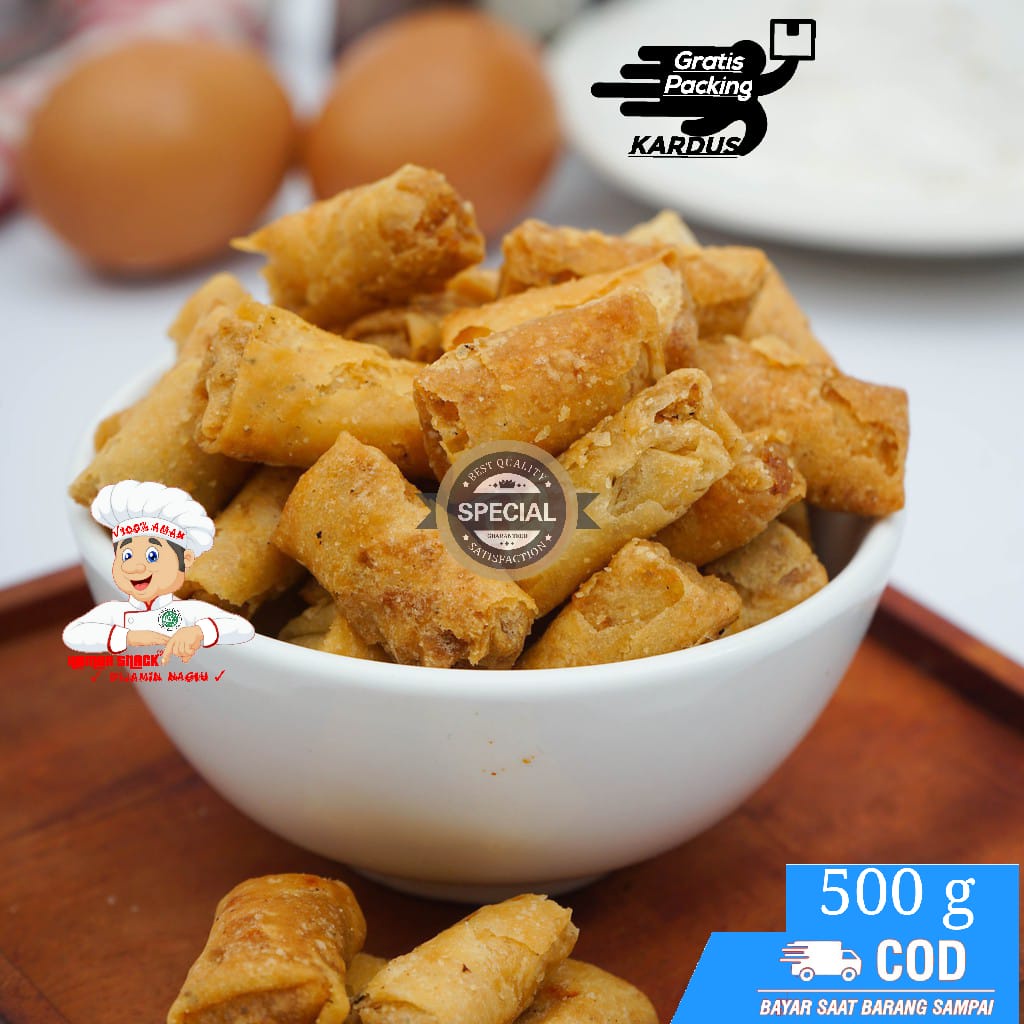 

Udang Sumpia 500g / ASLI SUMPIA UDANG | TERLARIS JADI TEMAN NGEMIL DIJAMIN NAGIH | jajanan murah makanan ringan snack kiloan jajanan jadul cemilan sehat camilan termurah