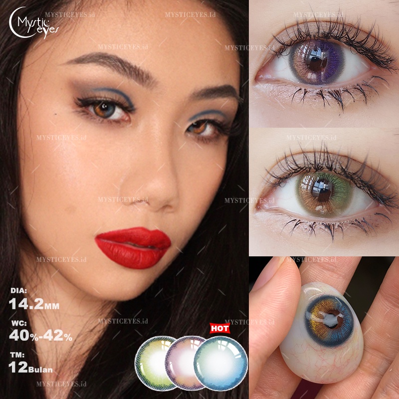 [✅COD] MYSTICEYES SOFTLENS VISION SKY COLOR SERI 14.2 MM (NORMAL)