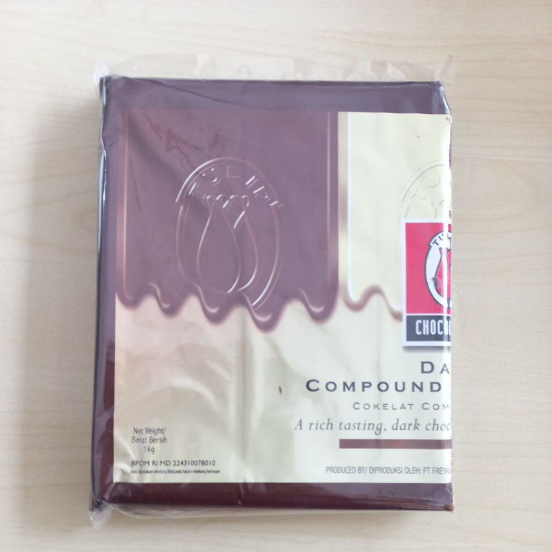 

Tulip compound dark coklat repack 500g