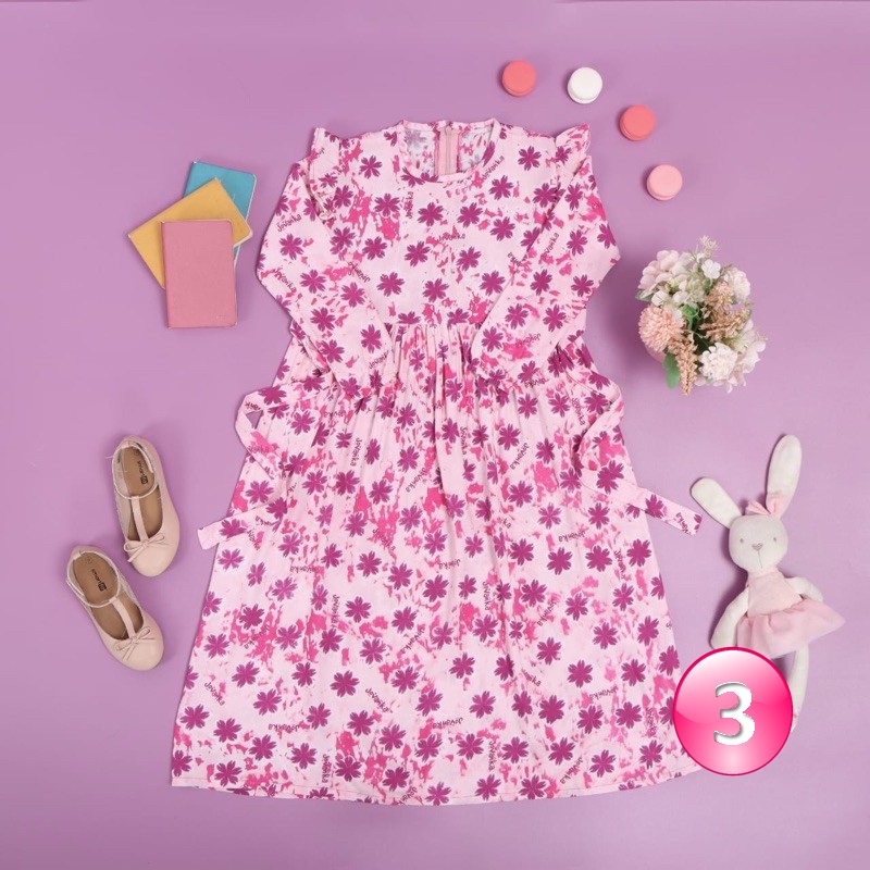 DB 11-12 tahun Baju muslim set anak cewek perempuan 13GST