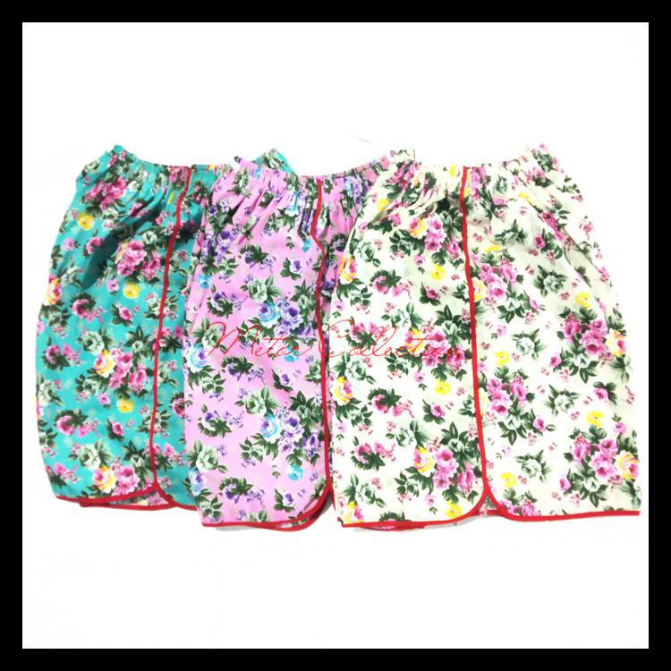 CELANA PENDEK WANITA TIDUR JUMBO CELANA PIYAMA TIDUR CELANA PANTAI