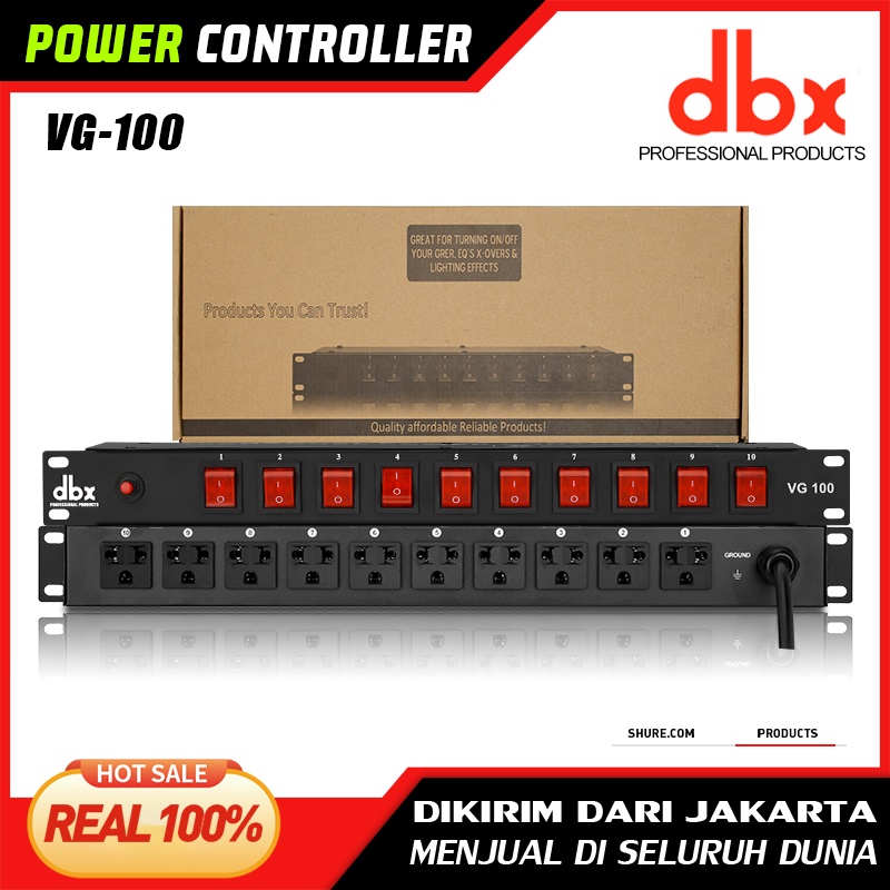 VG-100 10-Saluran Filter Induk dan Peredam Kebisingan Stopkontak Listrik Urutan Pengalihan Independen Kontrol Daya Perangkat Perlindungan Perlindungan Mixer Papan Daya Antarmuka Audio Urutan Daya