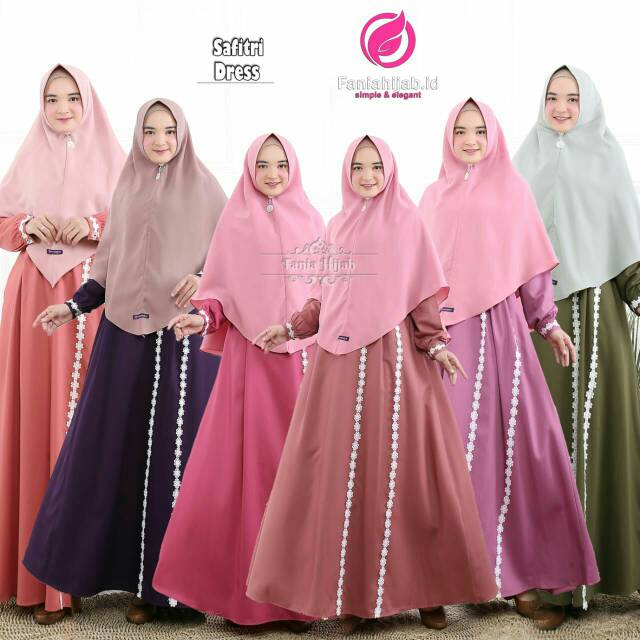 Safitri Dress Fania Hijab
