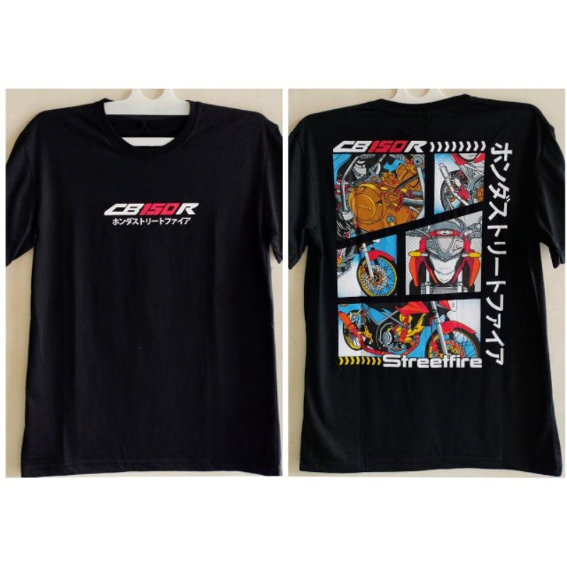 Kaos Motor CB 150 R HITAM SIZE L MURAH