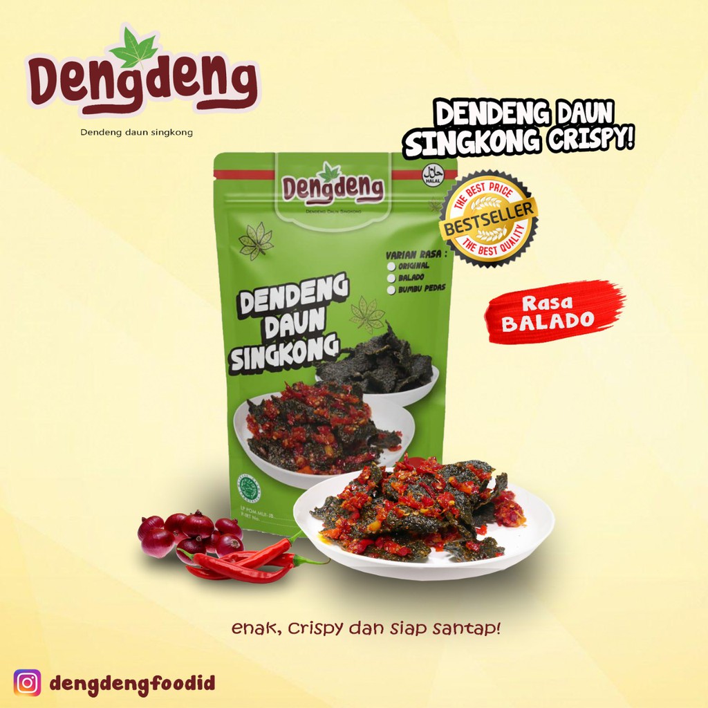 

Dendeng Daun Singkong Balado "Dengdeng