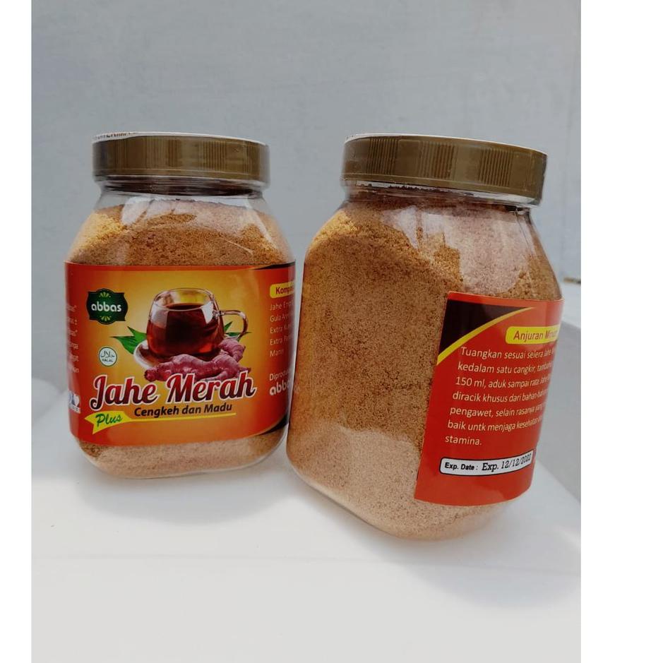 

[26] JAHE MERAH ABBAS SUPER Plus Gula Aren murni 330 grm [qr -312]