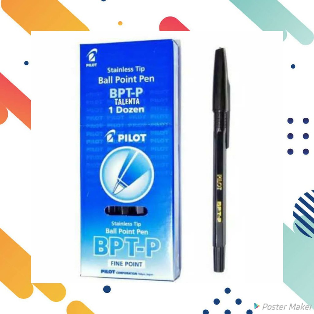 

Pulpen Pilot ballpoint BPT-P (Asli)