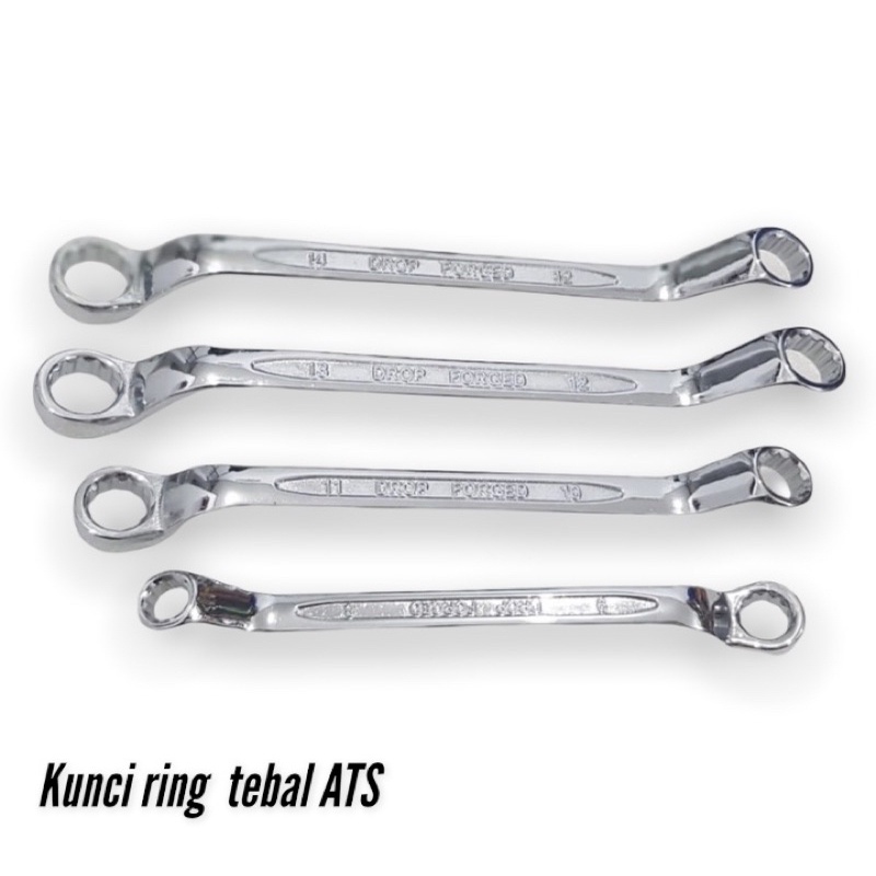 Kunci ring ATS 8x9 10x11 12x13 12x14mm