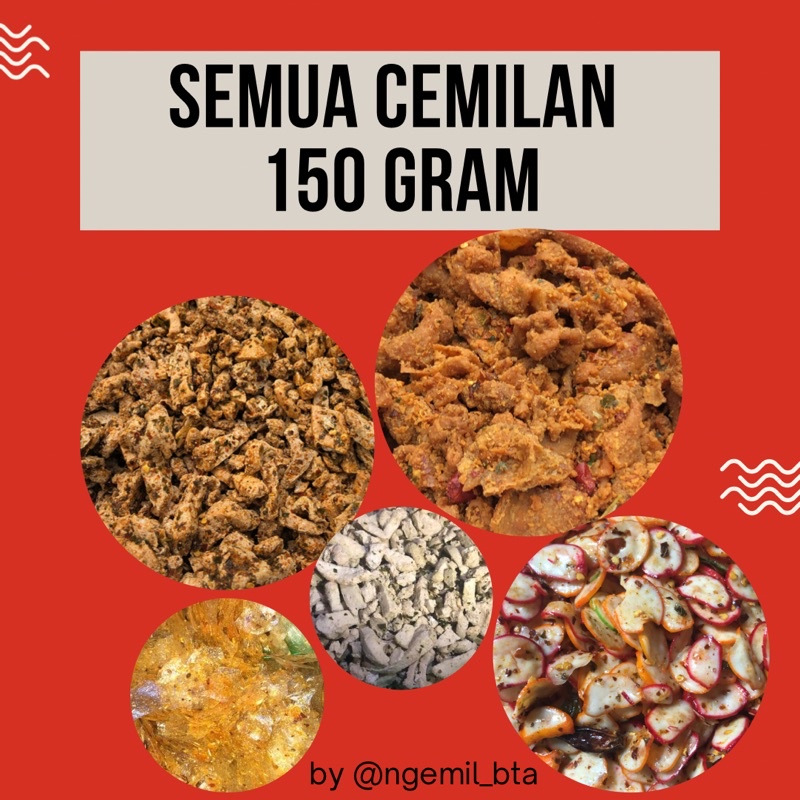 

VARIAN CEMILAN 150 GRAM