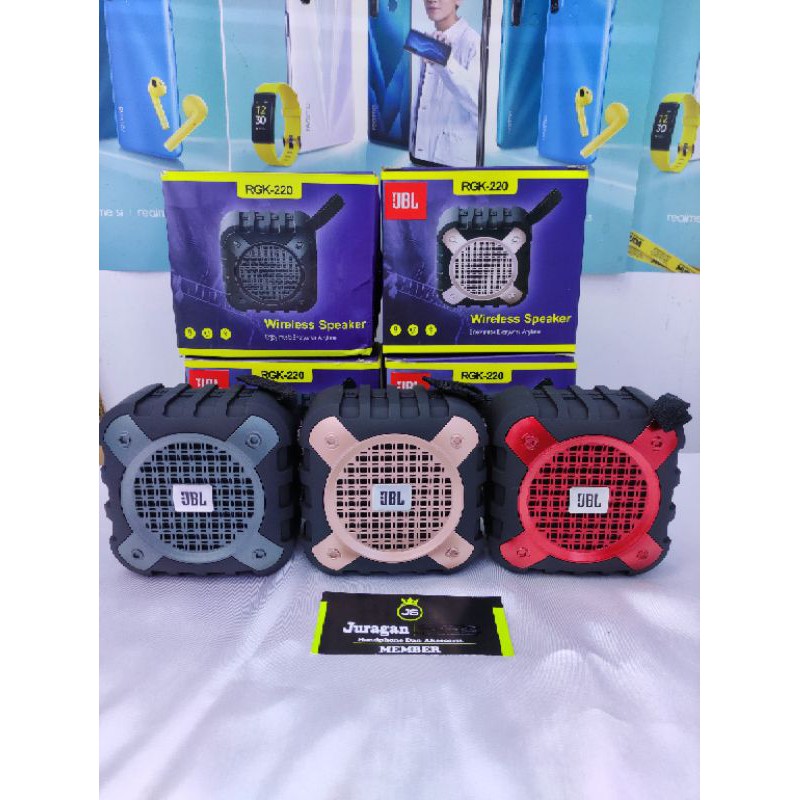 SPEAKER BLUETOOTH JBL RGK 220 SPEAKER SALON BASS JBL MINI KECIL PORTABLE WIRELESS SUARA BASS MURAH
